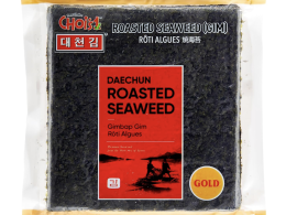 CHOI's 1(Daechun) Roasted Seaweed, Gim, Sushi Nori - (50 full sheets)- Gold Grade- Vegan, Keto, Gluten Free, Full of Fiber, Vitamin, Mineral, High protein, Omega 3's- Product of Korea